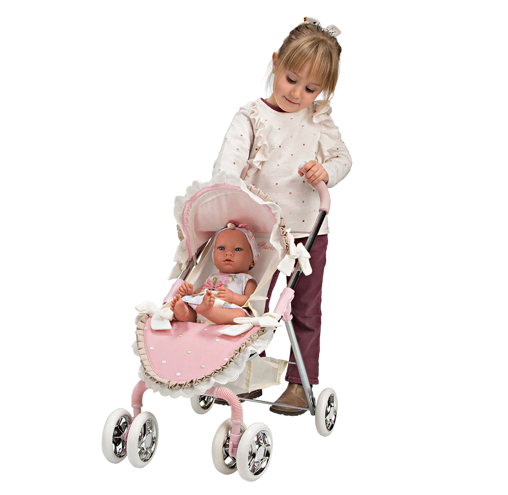 Paris Reborn Doll Pushchair with Hood