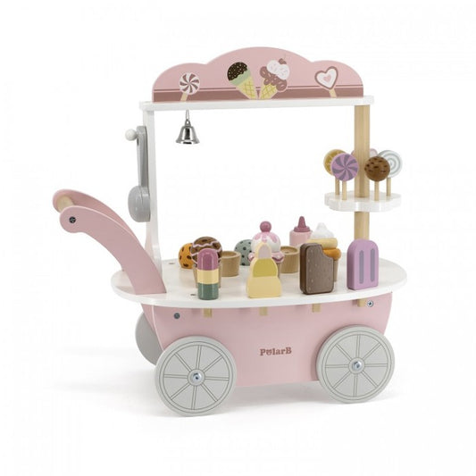 Wooden Ice Cream Cart – Pretend Play Role Play Set