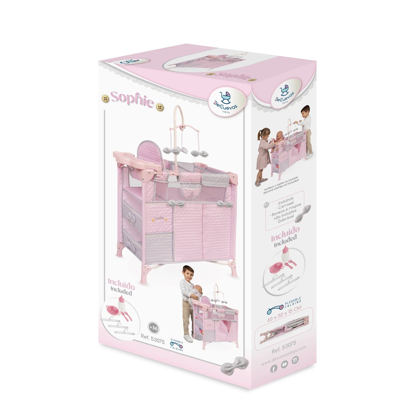 9-in-1 Doll Travel Station – Sophie Collection by DeCuevas