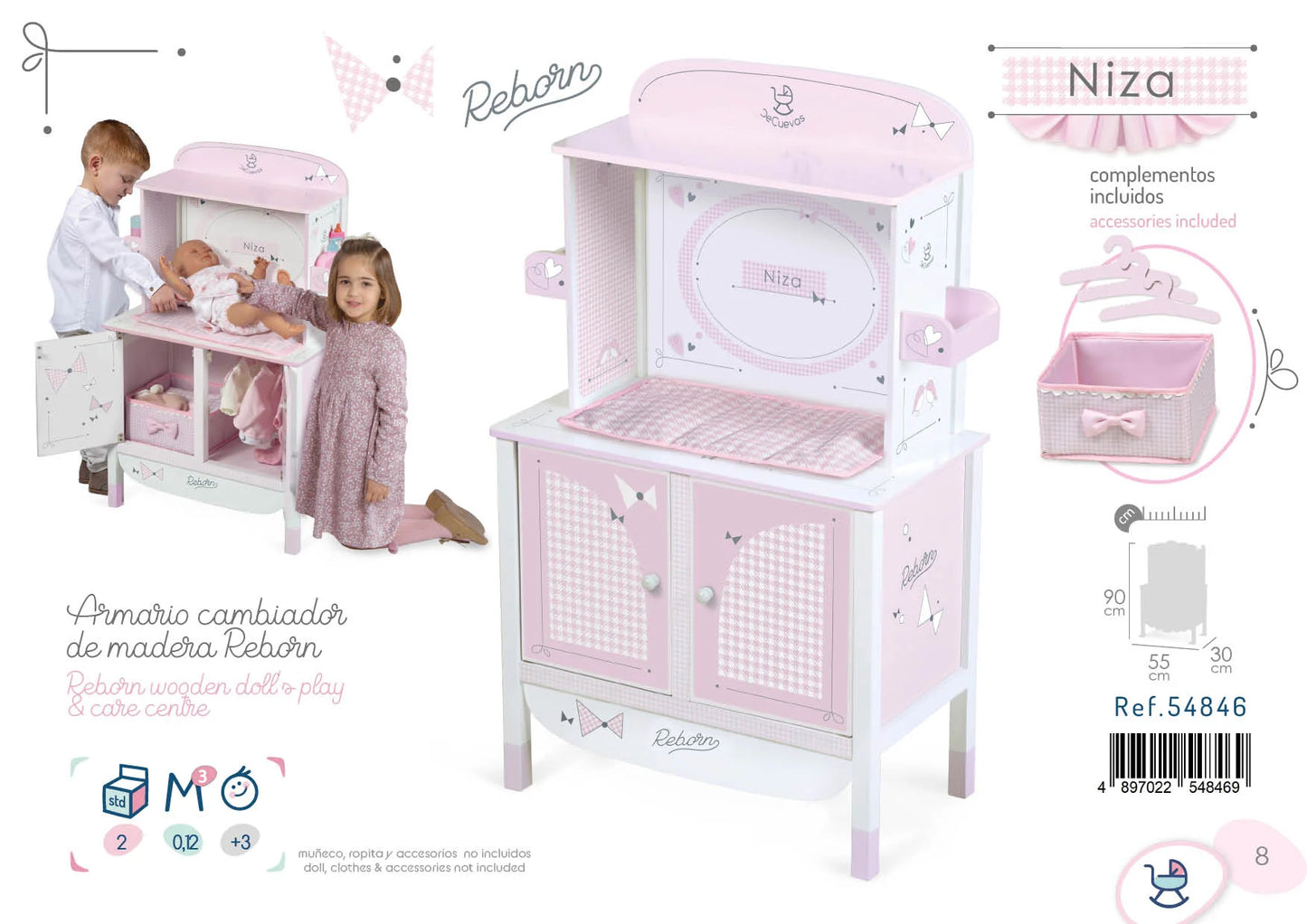 Wooden Doll Changing Table – Nice Collection by DeCuevas