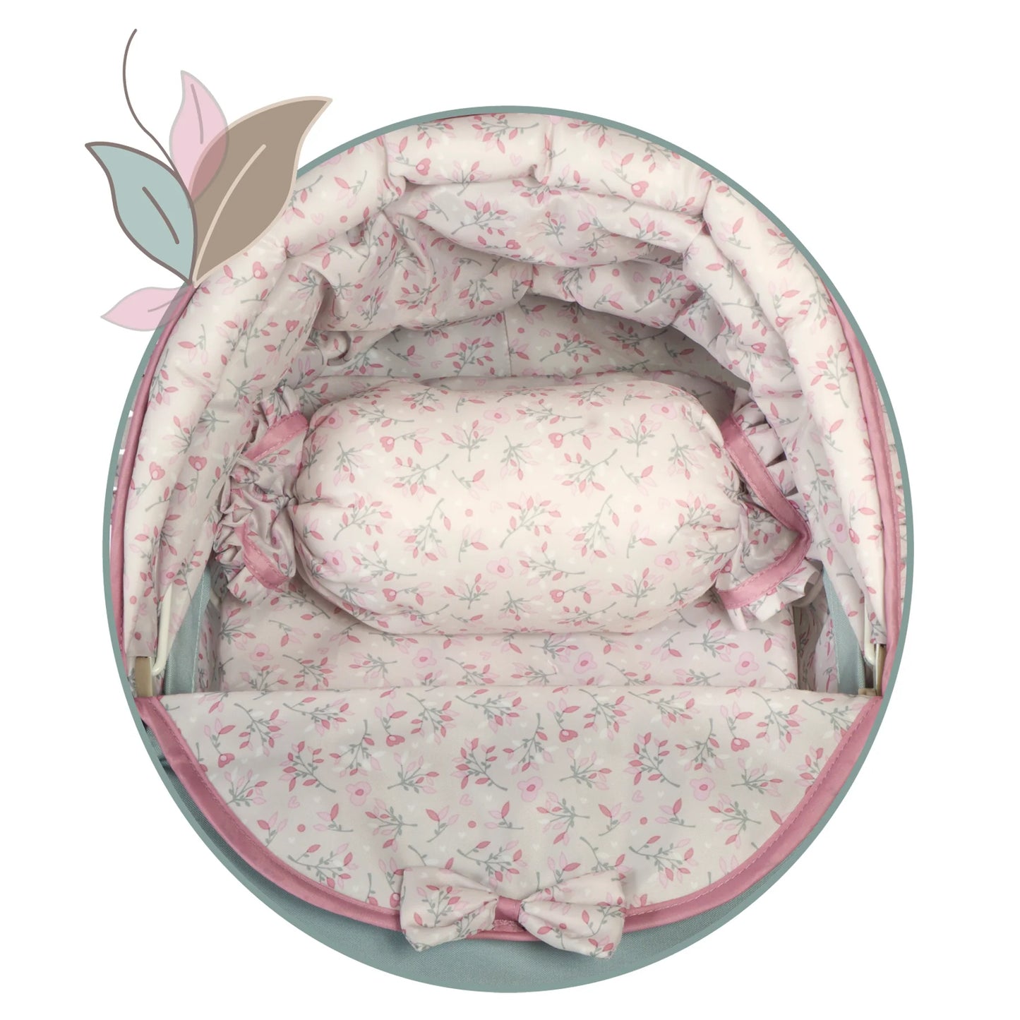 Luxury Reborn Doll Pram with Parasol – Provenza Collection by DeCuevas