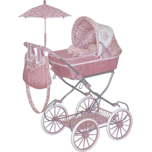 Luxury Reborn Doll Pram with Parasol – Limited Edition by Arias