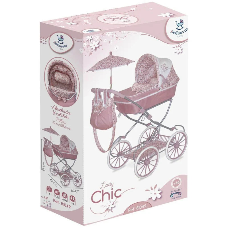 Luxury Reborn Doll Pram with Parasol – Limited Edition by Arias