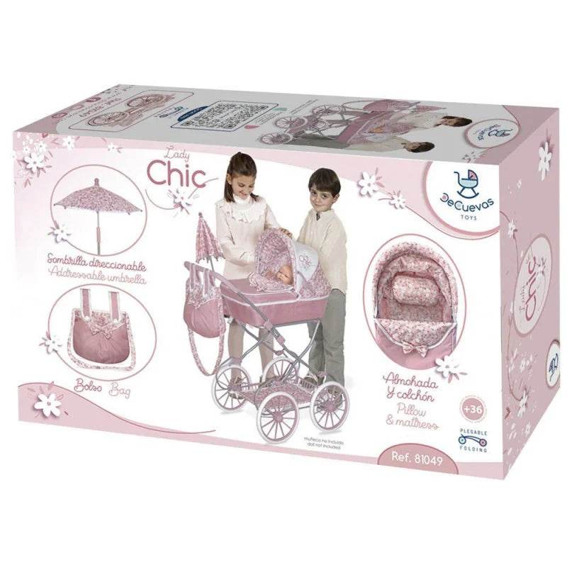 Luxury Reborn Doll Pram with Parasol – Limited Edition by Arias