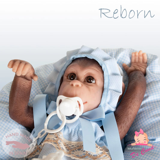 38cm Lolo Reborn Monkey – Glam Blue Spanish Outfit