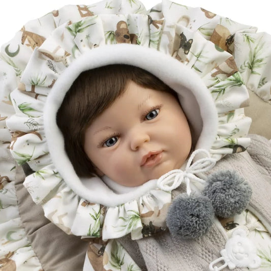 45cm Farah Reborn Baby Doll –  Luxury Outfit and Sleeping Bag