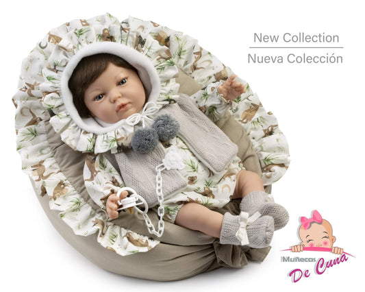 45cm Farah Reborn Baby Doll –  Luxury Outfit and Sleeping Bag