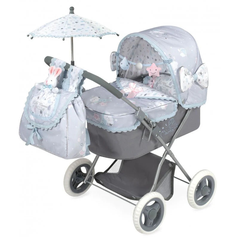 Martin Folding Doll Pram with Parasol – DeCuevas Collection