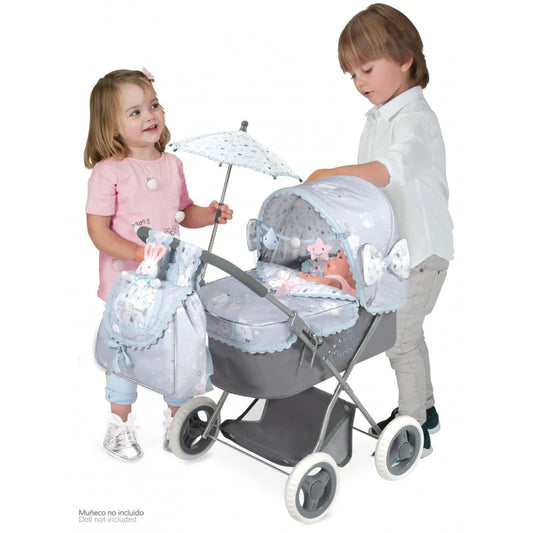 Martin Folding Doll Pram with Parasol – DeCuevas Collection