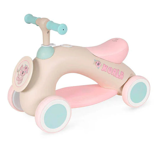Koala Children’s Ride On – Pink & Mint Toddler Balance Bike