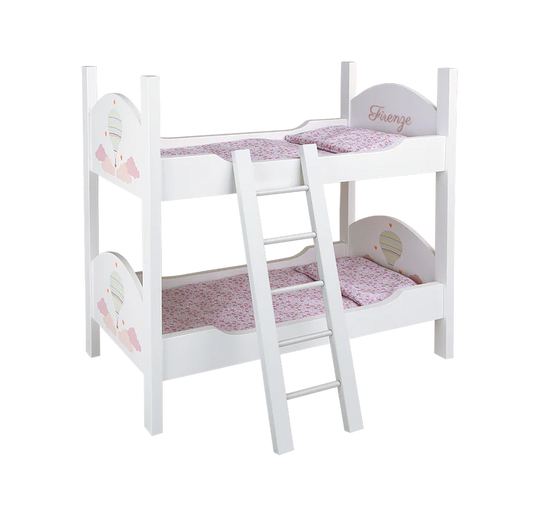 Wooden Bunk Bed for Dolls – Firenze Collection
